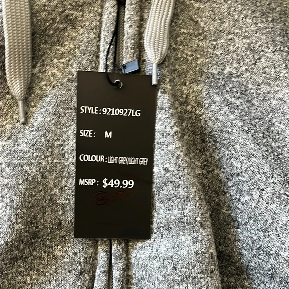 Gray Zip-Up Hoodie size Medium ❤️